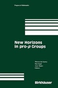 Cover: New Horizons in Pro-P Groups - Springer