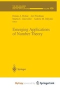 Cover: Emerging Applications of Number Theory - Springer