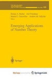 Enlarge image Cover: Emerging Applications of Number Theory - Springer