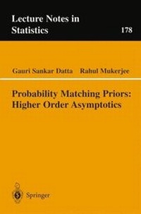 Enlarge image Cover: Probability Matching Priors - Springer