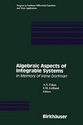 Cover: Algebraic Aspects of Integrable Systems - Springer
