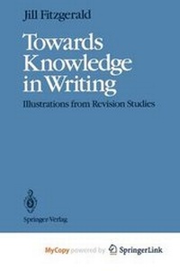 Enlarge image Cover: Towards Knowledge in Writing - Springer