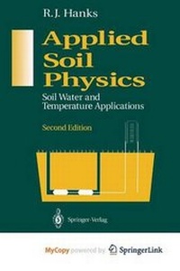 Enlarge image Cover: Applied Soil Physics - Springer