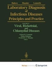Enlarge image Cover: Laboratory Diagnosis of Infectious Diseases Principles and Practice - Springer