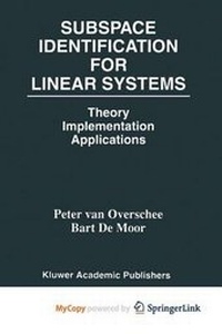 Enlarge image Cover: Subspace Identification for Linear Systems - Springer