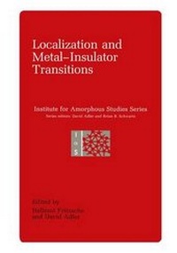 Enlarge image Cover: Localization and Metal-Insulator Transitions - Springer