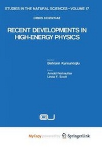 Enlarge image Cover: Recent Developments in High-Energy Physics - Springer
