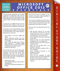 Abbildung von: Microsoft Office 2013 Essentials (Speedy Study Guides) - Dot EDU