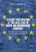 Cover: Citizens' participation at the local level in Europe and Neighbouring Countries - Peter Lang Verlag