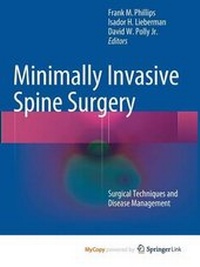 Enlarge image Cover: Minimally Invasive Spine Surgery - Springer