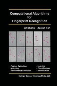 Enlarge image Cover: Computational Algorithms for Fingerprint Recognition - Springer