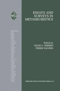 Cover: Essays and Surveys in Metaheuristics - Springer