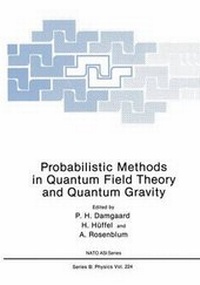 Enlarge image Cover: Probabilistic Methods in Quantum Field Theory and Quantum Gravity - Springer