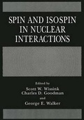 Cover: Spin and Isospin in Nuclear Interactions - Springer