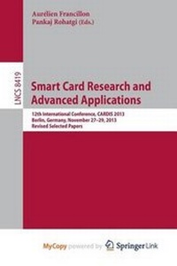 Abbildung von: Smart Card Research and Advanced Applications - Springer