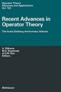 Enlarge image Cover: Recent Advances in Operator Theory - Springer