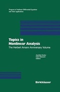 Cover: Topics in Nonlinear Analysis - Springer