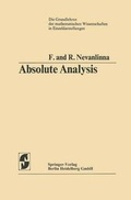 Cover: Absolute Analysis - Springer
