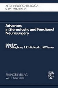 Enlarge image Cover: Advances in Stereotactic and Functional Neurosurgery - Springer