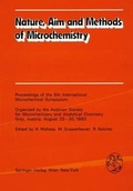 Cover: Nature, Aim and Methods of Microchemistry - Springer