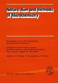 Enlarge image Cover: Nature, Aim and Methods of Microchemistry - Springer