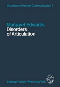 Enlarge image Cover: Disorders of Articulation - Springer