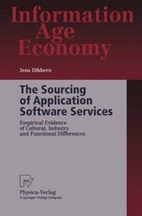 Enlarge image Cover: The Sourcing of Application Software Services - Springer