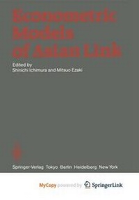 Enlarge image Cover: Econometric Models of Asian Link - Springer