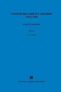 Cover: Systems Reliability and Risk Analysis - Springer