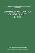 Cover: Evaluation and Control of Meat Quality in Pigs - Springer