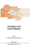 Cover: Amorphous and Liquid Materials - Springer