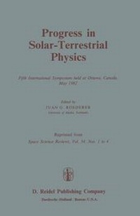 Enlarge image Cover: Progress in Solar-Terrestrial Physics - Springer