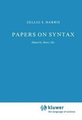 Cover: Papers on Syntax - Springer