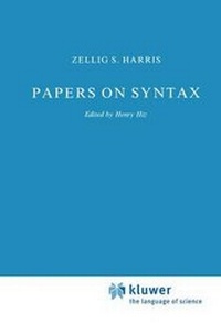Enlarge image Cover: Papers on Syntax - Springer