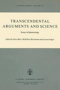 Enlarge image Cover: Transcendental Arguments and Science - Springer