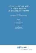 Cover: Foundations and Applications of Decision Theory - Springer