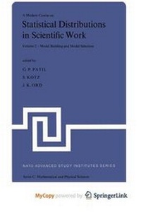 Enlarge image Cover: A Modern Course on Statistical Distributions in Scientific Work - Springer