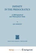 Cover: Infinity in the Presocratics - Springer