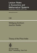 Cover: Theory of the Price Index - Springer