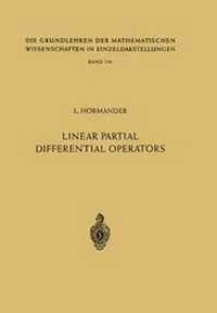 Enlarge image Cover: Linear Partial Differential Operators - Springer
