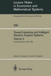 Enlarge image Cover: Toward Interactive and Intelligent Decision Support Systems - Springer