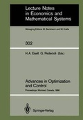 Cover: Advances in Optimization and Control - Springer