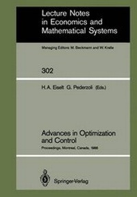 Enlarge image Cover: Advances in Optimization and Control - Springer