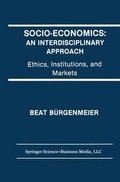 Cover: Socio-Economics - Springer