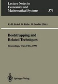 Cover: Bootstrapping and Related Techniques - Springer