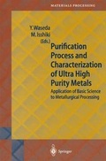 Cover: Purification Process and Characterization of Ultra High Purity Metals - Springer