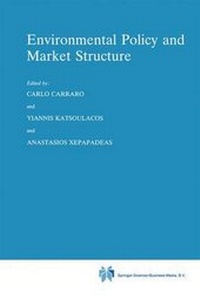 Enlarge image Cover: Environmental Policy and Market Structure - Springer