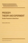 Cover: Prosody - Springer