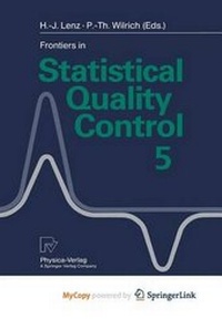 Enlarge image Cover: Frontiers in Statistical Quality Control 5 - Springer
