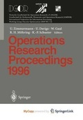 Cover: Operations Research Proceedings 1996 - Springer